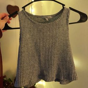 Grey crop top